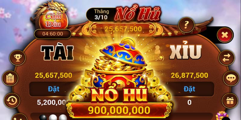 Nổ hũ tài xỉu được bao nhiêu tiền